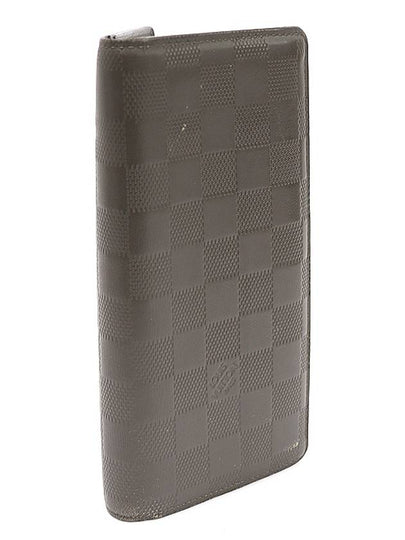 N63120 Brown Damier Infini Leather Brazza Wallet Long - LOUIS VUITTON - BALAAN 2