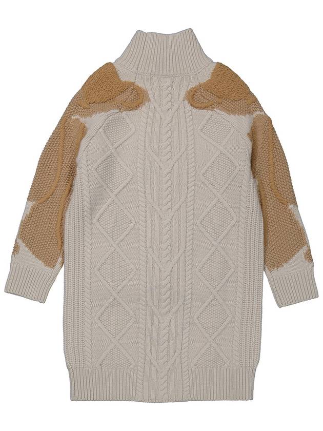 Burberry Girls Thomas Bear High-Neck Knit Dress, Size 3Y - BURBERRY - BALAAN 2