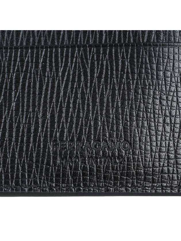 Metal Logo Half Wallet Black - SALVATORE FERRAGAMO - BALAAN 8