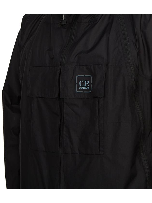 Metropolis Series Pertex Bloom Hooded Jacket Black - CP COMPANY - BALAAN 9