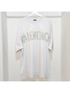 Tape type logo short sleeve L705695 - BALENCIAGA - BALAAN 1