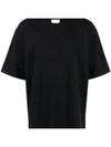 Guizy Back Logo Cotton Short Sleeve T-Shirt Black - ISABEL MARANT - BALAAN 2