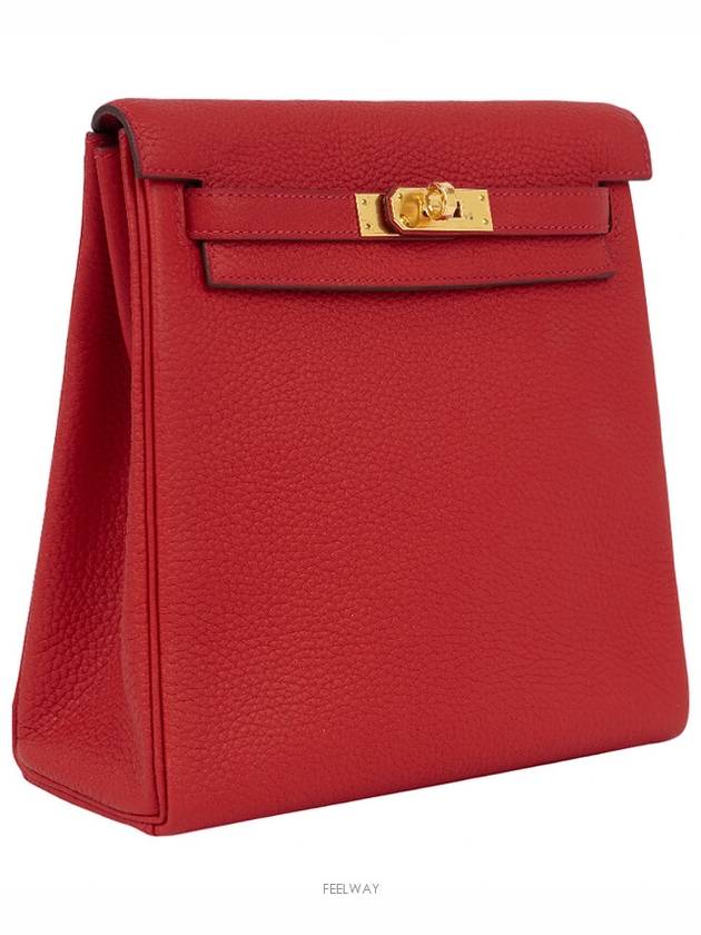 Kelly Ado Rouge Casac Gold Plated D 74512 - HERMES - BALAAN 3