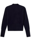 Baby Fox Patch Round Neck Fitted Cardigan Navy - MAISON KITSUNE - BALAAN 4