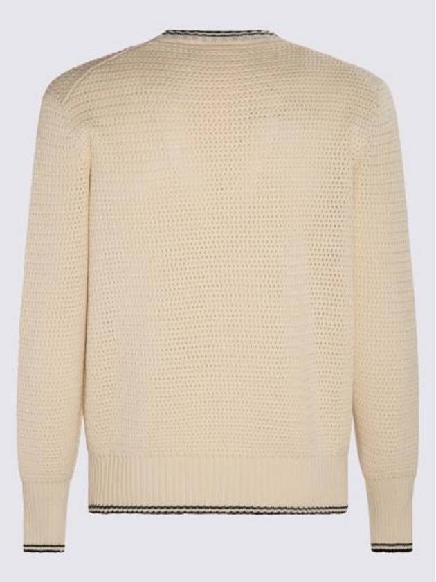 Graffiti Logo Knit Top Beige - ALEXANDER MCQUEEN - BALAAN 4