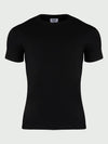 Unisex Slim Wide Plain Muscle Fit T-Shirt Black - MAVRK - BALAAN 1