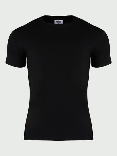 Slim Wide Muscle Fit Short Sleeve T-Shirt Black - MAVRK - BALAAN 1