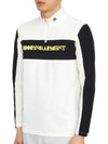 Men's Trans Half Zip Up Long Sleeve T-Shirt Offwhite - HORN GARMENT - BALAAN 3