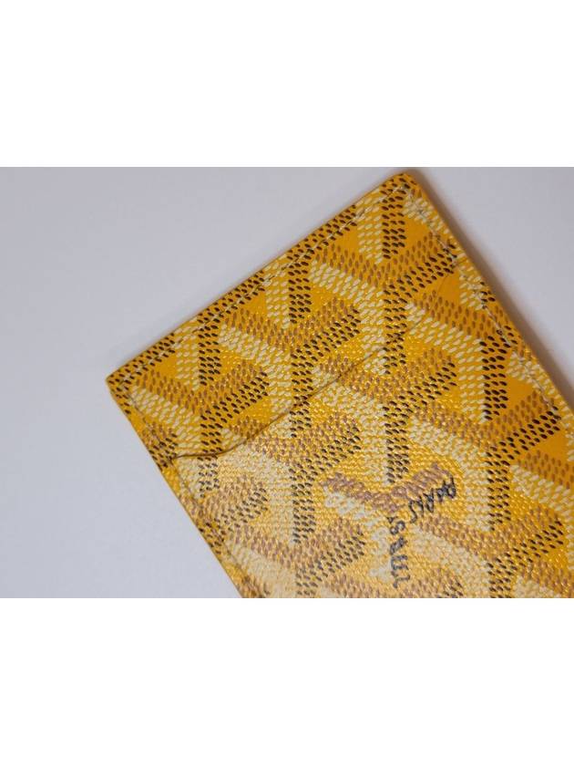 Insert Victoire Bifold Card Wallet Yellow - GOYARD - BALAAN 3