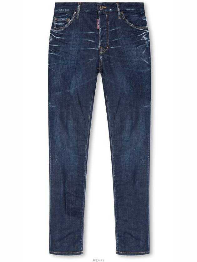 Men's Washed Maple Cool Guy Skinny Jeans Blue - DSQUARED2 - BALAAN 6