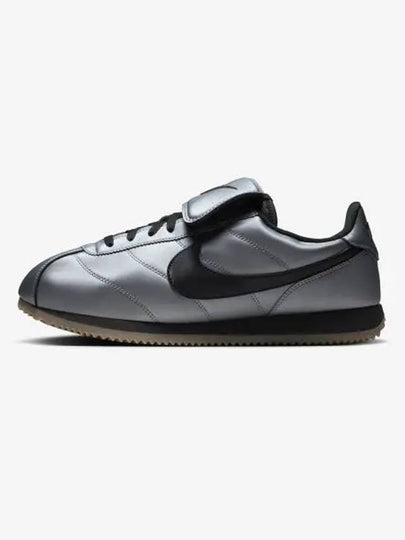 Cortez Leather SE Metallic Cool Gray Black HQ3490 099 - NIKE - BALAAN 2