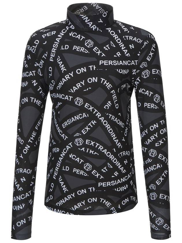 WOMEN wave lettering midlayer black - PERSIANCAT - BALAAN 1