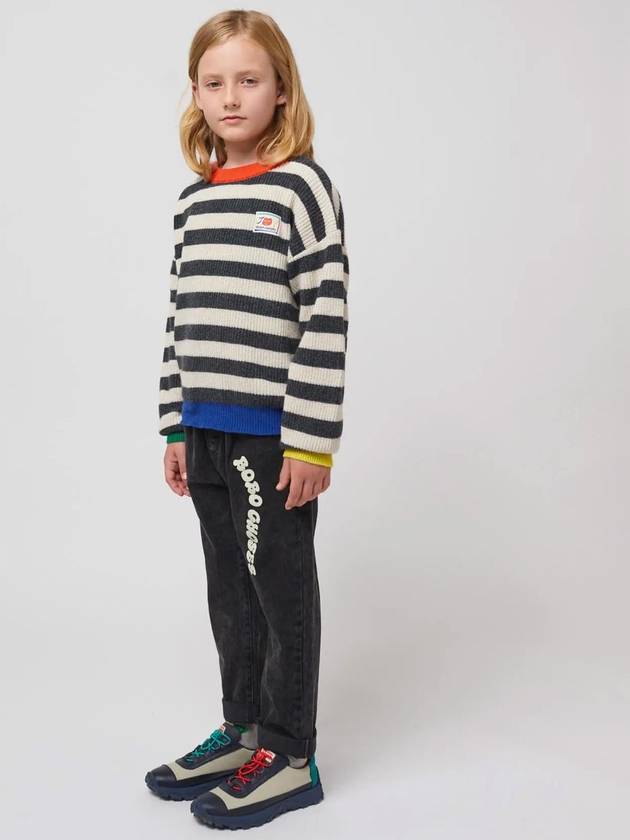 Children s Denim Pants Wavy Bobo Choses B125AC084 - BOBO CHOSES - BALAAN 5