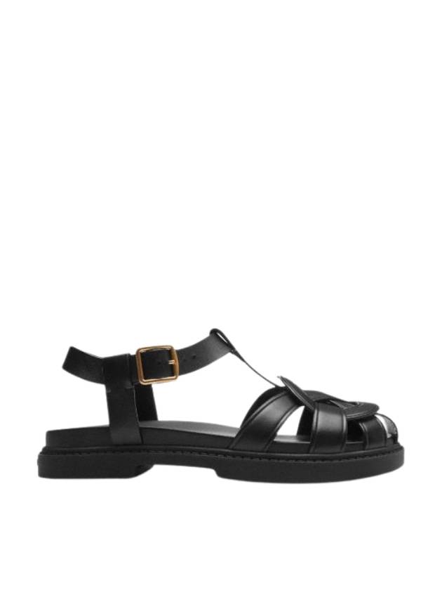 Bella Fisherman Sandals Black - COACH - BALAAN 1