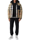 Reversible Recycled Nylon Redown Puffer Padded Archive Beige Black - BURBERRY - BALAAN 7