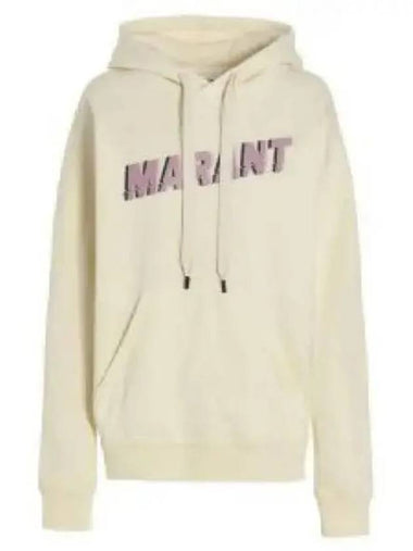 Mansell Logo Print Hood Vanilla SW0001FAA1M82E90VA - ISABEL MARANT - BALAAN 1