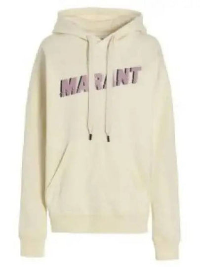 Mansel Logo Print Hoodie Vanilla - ISABEL MARANT - BALAAN 2