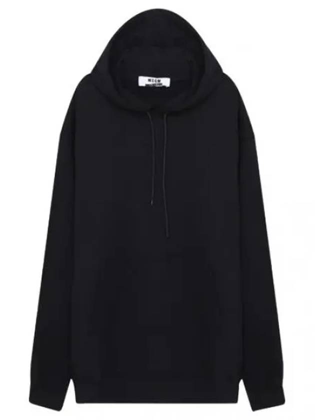 maxi logo hooded sweatshirt women - MSGM - BALAAN 1