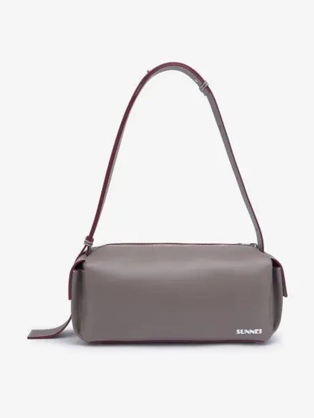 Bauletto Shoulder Bag Taupe MACCWBAG017LTH0037306 - SUNNEI - BALAAN 1