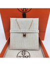 Mini Pop H Pendant Rose Gold & Noir - HERMES - BALAAN 4