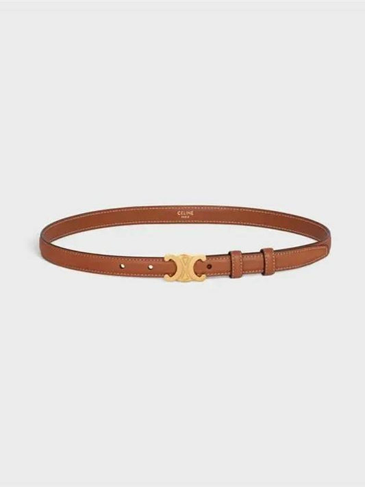 Small Triomphe Belt Tan - CELINE - BALAAN 2