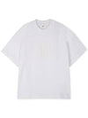 Big Logo Short Sleeve TShirt White - AMI - BALAAN 2