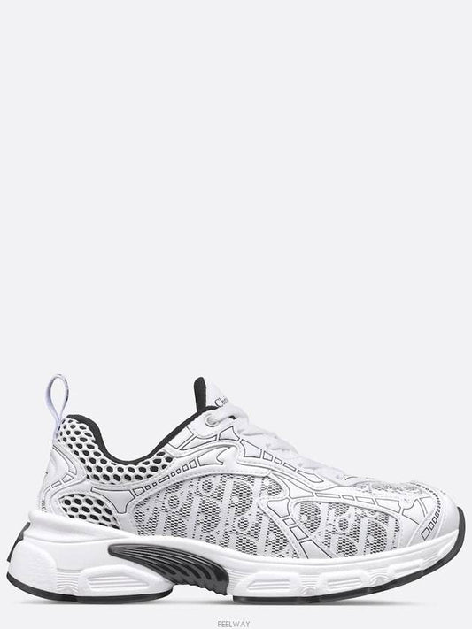 Dior Vibe Sneakers White Oblique Motif - DIOR - BALAAN 2