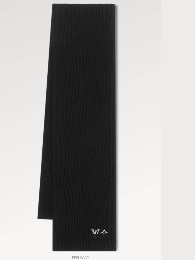 LV Dual Knit Scarf Black - LOUIS VUITTON - BALAAN 4