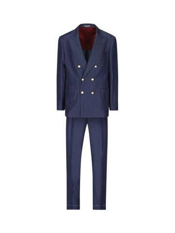 Suit Set MB404LDBHEC189 P24 DENIM - BRUNELLO CUCINELLI - BALAAN 1