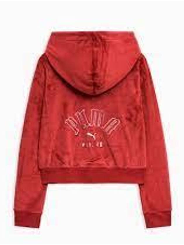 Women's Fierce Winter Zip-Up Hoodie Red - PUMA - BALAAN 3