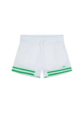 Men s Tennis Shorts Mesha Mesh White - J.LINDEBERG - BALAAN 1