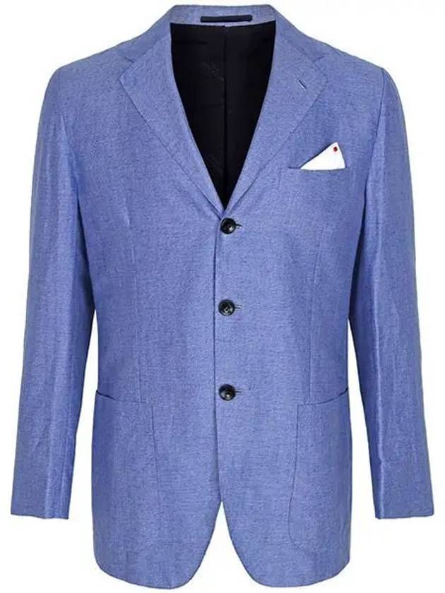 Blue Blazer Jacket UG89H0765002 002 1210092 - KITON - BALAAN 1