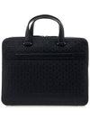 Salvatore Gancini Business Brief Case Black - SALVATORE FERRAGAMO - BALAAN.