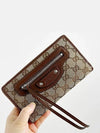 Interlocking G Zip Around Long Wallet Brown Beige - GUCCI - BALAAN 5