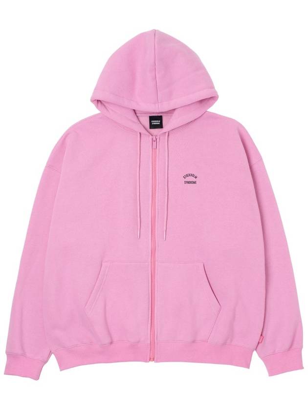 Men's Logo Print Hoodie Pink - STOCKHOLM SYNDROME - BALAAN 3