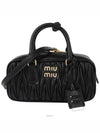 Arcadie Matelasse Nappa Leather Tote Bag Black - MIU MIU - BALAAN 2