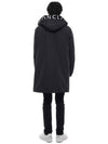 Nible long down jacket black - MONCLER - BALAAN 6