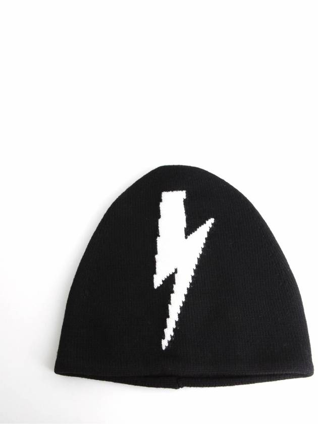 Thunder Beanie Black PBCP01 F9406 524 - NEIL BARRETT - BALAAN 1