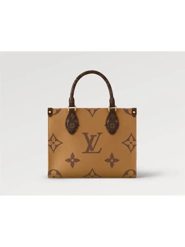 Women's OnTheGo PM Monogram Tote Bag Brown - LOUIS VUITTON - BALAAN 6