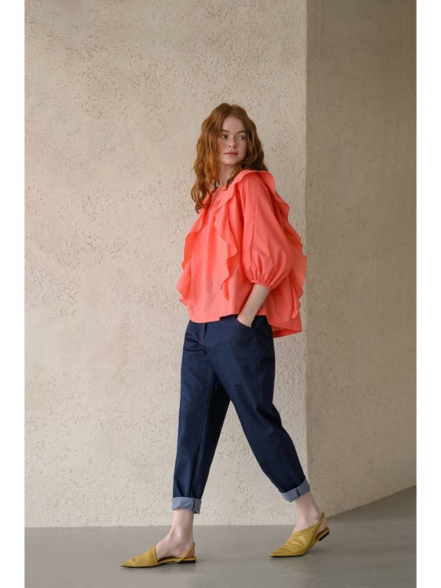 Caisienne Red Stitch Denim Pants_Blue - CAHIERS - BALAAN 4