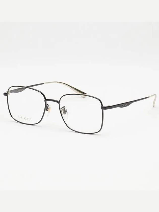 Square Metal Eyeglasses Grey - GUCCI - BALAAN 4