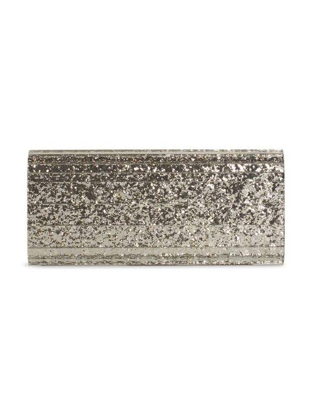 Jimmy Choo 'Sweetie' Silver Acrylic Clutch Bag - JIMMY CHOO - BALAAN 3