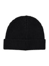 Bookish Knit Beanie Black - OFF WHITE - BALAAN 3