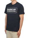 International Essential Large Logo Short Sleeve T-Shirt Navy - BARBOUR - BALAAN 3