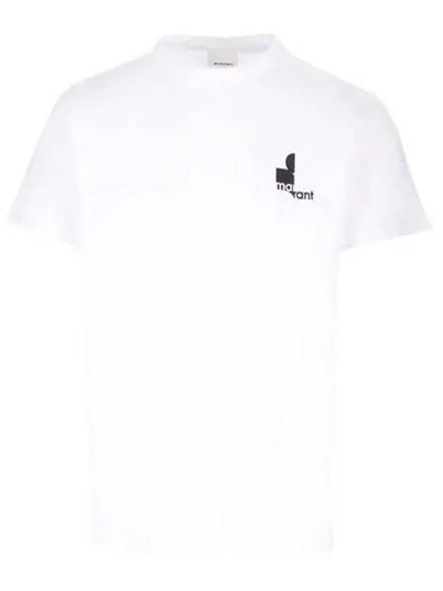 Zafferh Logo Print Short Sleeve T-Shirt White - ISABEL MARANT - BALAAN 2