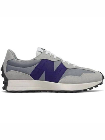 327 Low Top Sneakers Grey Purple - NEW BALANCE - BALAAN 1