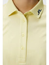 Women's Golf Tour Tech Polo Shirt Wax Yellow - J.LINDEBERG - BALAAN 7