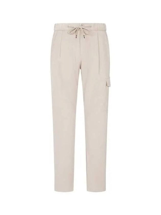 Men s Soft Easy Cargo Pants Light Beige 271938 - HERNO - BALAAN 1