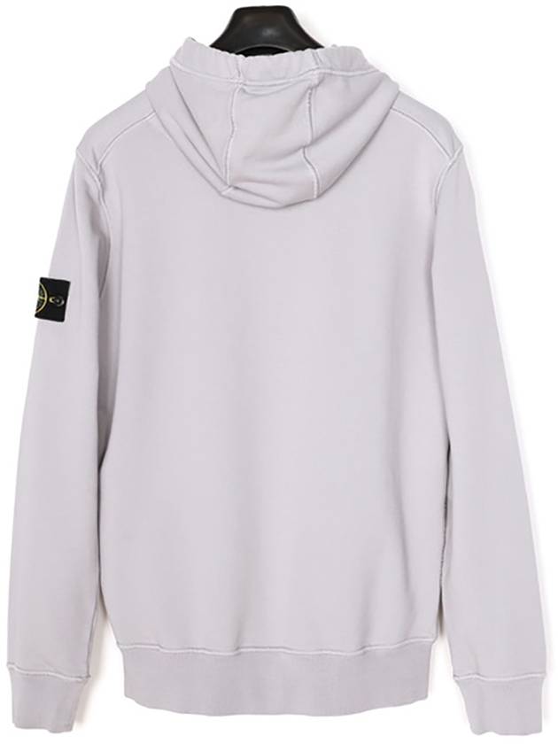 Wappen Patch Garment Dyed Hood Light Gray - STONE ISLAND - BALAAN 3