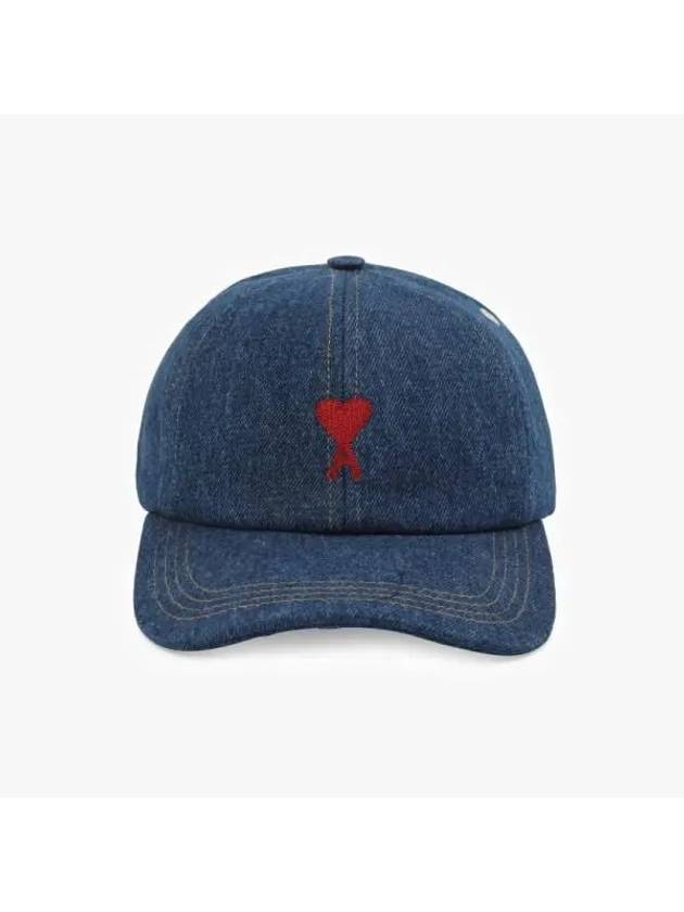 UCP006 DE0025 480 De Coeur Heart Logo Ball Cap - AMI - BALAAN 2